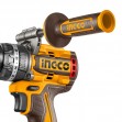 INGCO Κρουστικό Δραπανοκατσάβιδο Compact Μπαταρίας 20V Li-Ion 96Nm με Jacobs Τσοκ CIDLI209686E